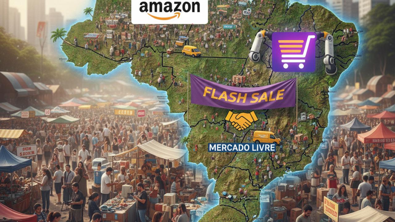 La temporada navideña de 2025 abre una batalla clave en el comercio electrónico latinoamericano: MercadoLibre (MELI), históricamente dominante en la región, se encuentra bajo presión en su mercado más estratégico como Brasil.