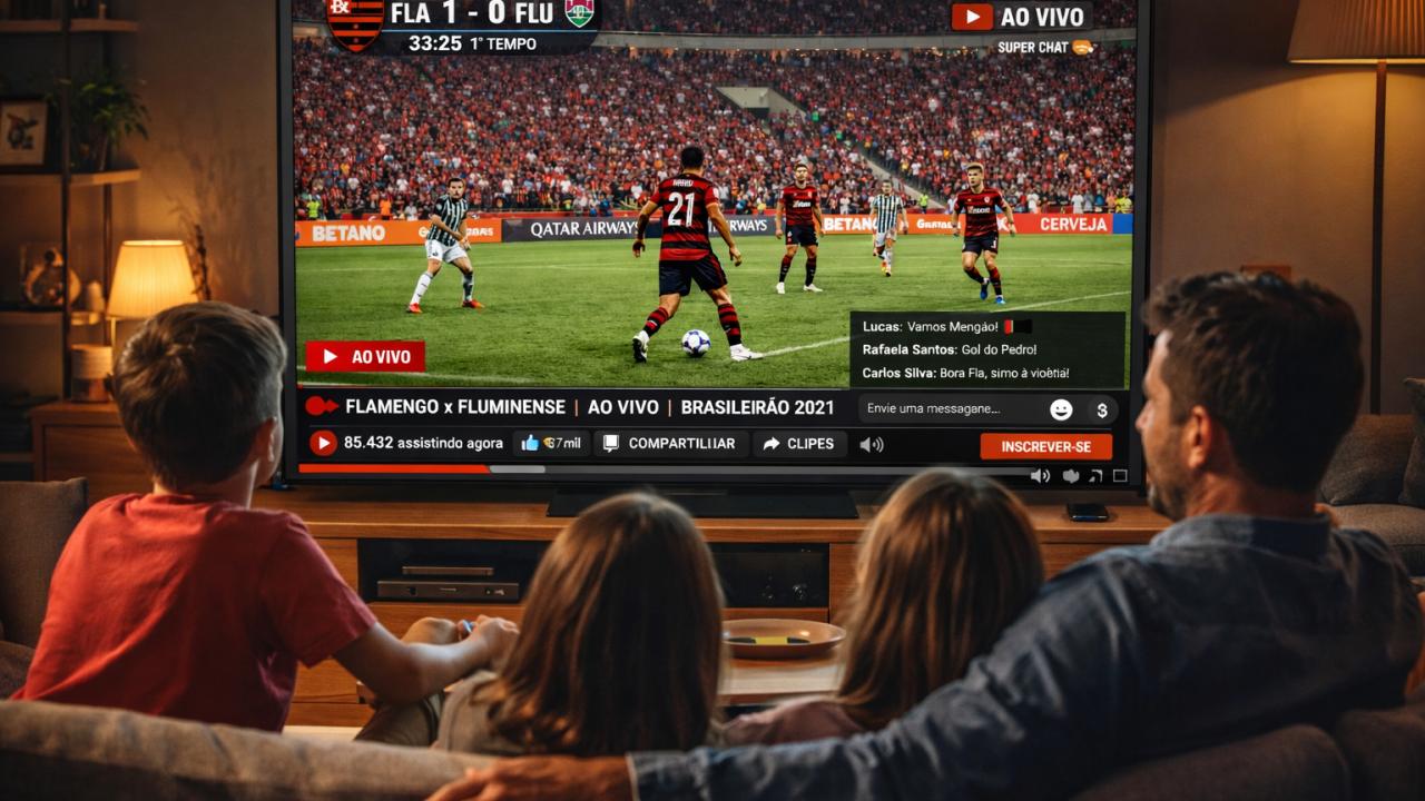 Flamengo dio un paso estratégico que excede lo deportivo y se inscribe de lleno en la transformación global del consumo audiovisual. El club brasileño anunció oficialmente que transmitirá de forma gratuita por YouTube sus partidos como local para el público internacional, una decisión que apunta a consolidar su expansión global y a capitalizar el crecimiento del streaming en pantallas de televisión.