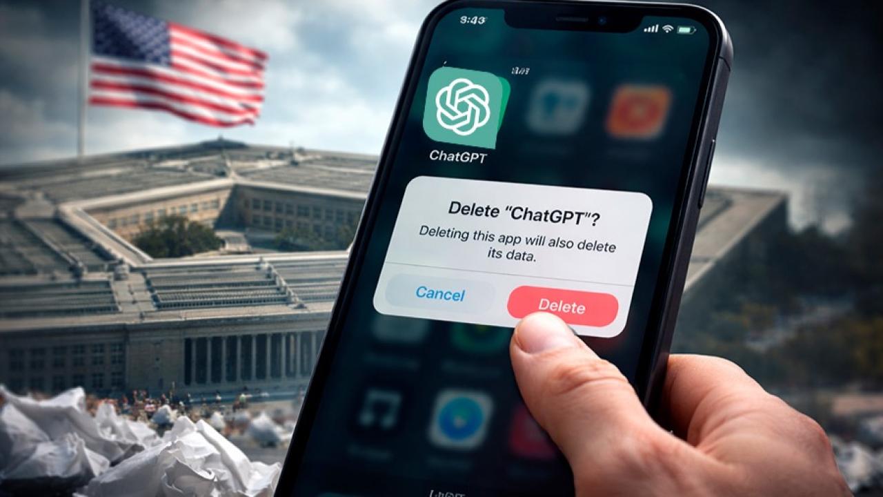 Un acuerdo entre OpenAI y el gobierno de Estados Unidos provocó una reacción inmediata entre usuarios de la app. Las desinstalaciones crecieron de forma abrupta y miles de personas cancelaron sus suscripciones en medio de un debate global sobre el uso militar de la Inteligencia Artificial.
