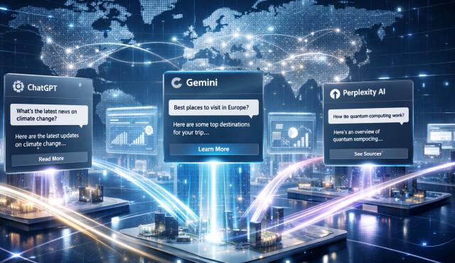 Un nuevo informe basado en más de 1.000.000 sitios web muestra un cambio en el mapa del tráfico generado por Inteligencia Artificial: el sistema de Google desplazó a Perplexity como la segunda fuente de visitas hacia páginas web, aunque ChatGPT mantiene una ventaja dominante.