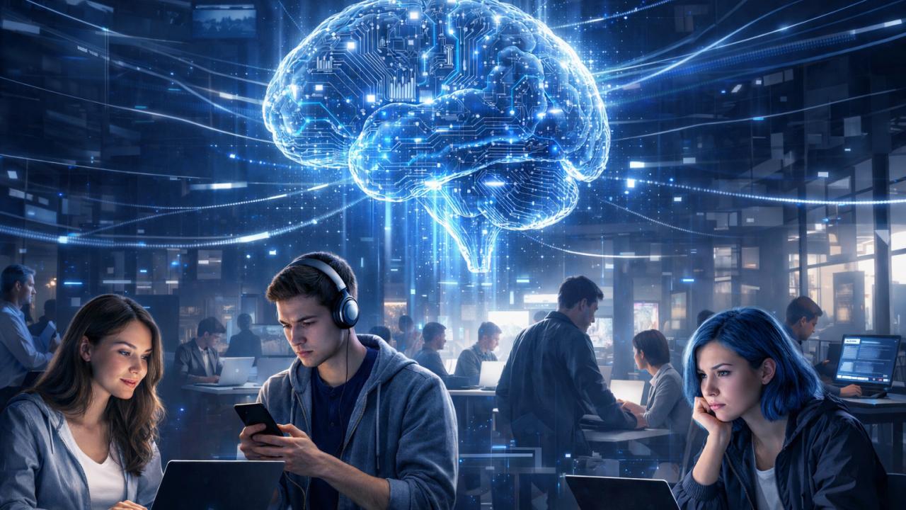 Un estudio internacional de Gallup, junto con la Walton Family Foundation y GSV Ventures, revela una paradoja generacional: más de la mitad de los jóvenes ya utiliza Inteligencia Artificial de forma semanal o diaria, pero el entusiasmo cae y aumentan las preocupaciones sobre cómo esta tecnología puede afectar habilidades como el pensamiento crítico, la creatividad y el aprendizaje.