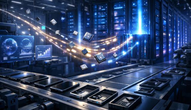 La demanda explosiva de infraestructura para inteligencia artificial está reconfigurando la industria de semiconductores. Fabricantes de memoria están priorizando chips para centros de datos y servidores de IA, lo que reduce la oferta para celulares y computadoras personales y comienza a frenar el mercado global de smartphones.
