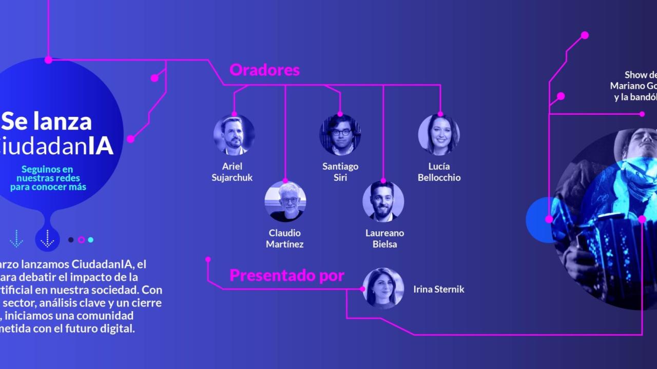  Este jueves 20 de marzo se presenta CiudadanIA + Instituto de Innovación Digital, un espacio que busca analizar el impacto social de la Inteligencia Artificial (IA), formar una ciudadanía digital y aportar herramientas para la creación de políticas públicas que equilibren innovación y derechos.

 