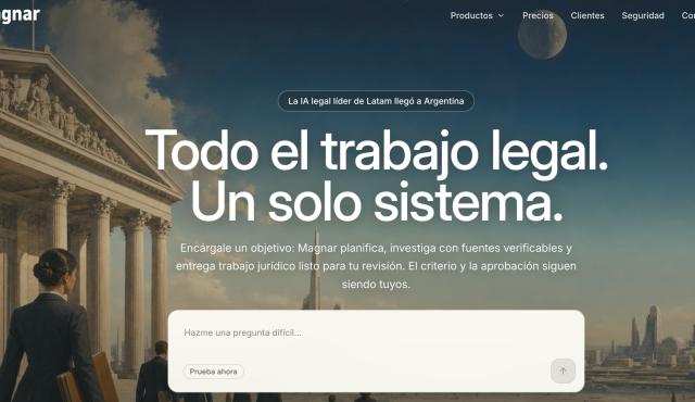 La legaltech de origen chileno Magnar desembarca en el país con una plataforma de inteligencia artificial especializada en derecho, con respuestas trazables y avanzados estándares de seguridad. La compañía ya opera en Chile, Perú, Ecuador, Costa Rica, Colombia y Uruguay, y llega a Argentina respaldada por US$800.000 levantados en rondas de inversión. Buscan impulsar la productividad de más de 5 mil abogados, solo en los primeros meses de su lanzamiento. 