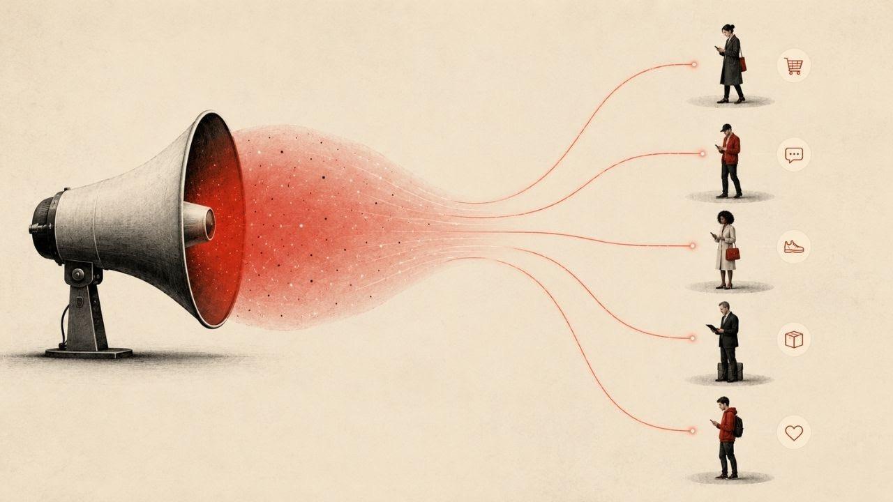Mientras aumenta el costo de adquirir clientes y las audiencias se fragmentan entre múltiples plataformas, las empresas comienzan a revisar uno de los principios históricos del marketing digital: comunicar el mismo mensaje a millones de personas. 