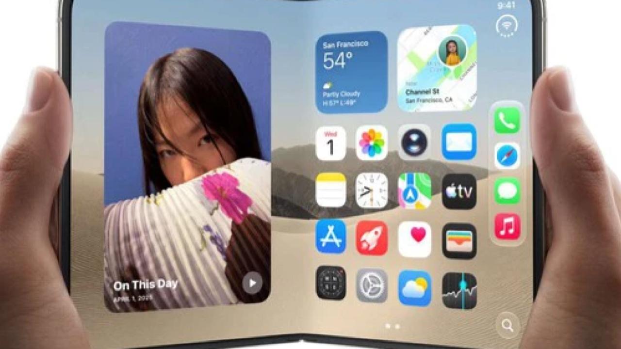 El nuevo dispositivo combina una pantalla exterior de 5,4 pulgadas con una interior de 7,6 pulgadas. Se abre como un libro, permite utilizar dos aplicaciones en simultáneo y llegará en octubre con un precio inicial de US$1.999 en Estados Unidos. 