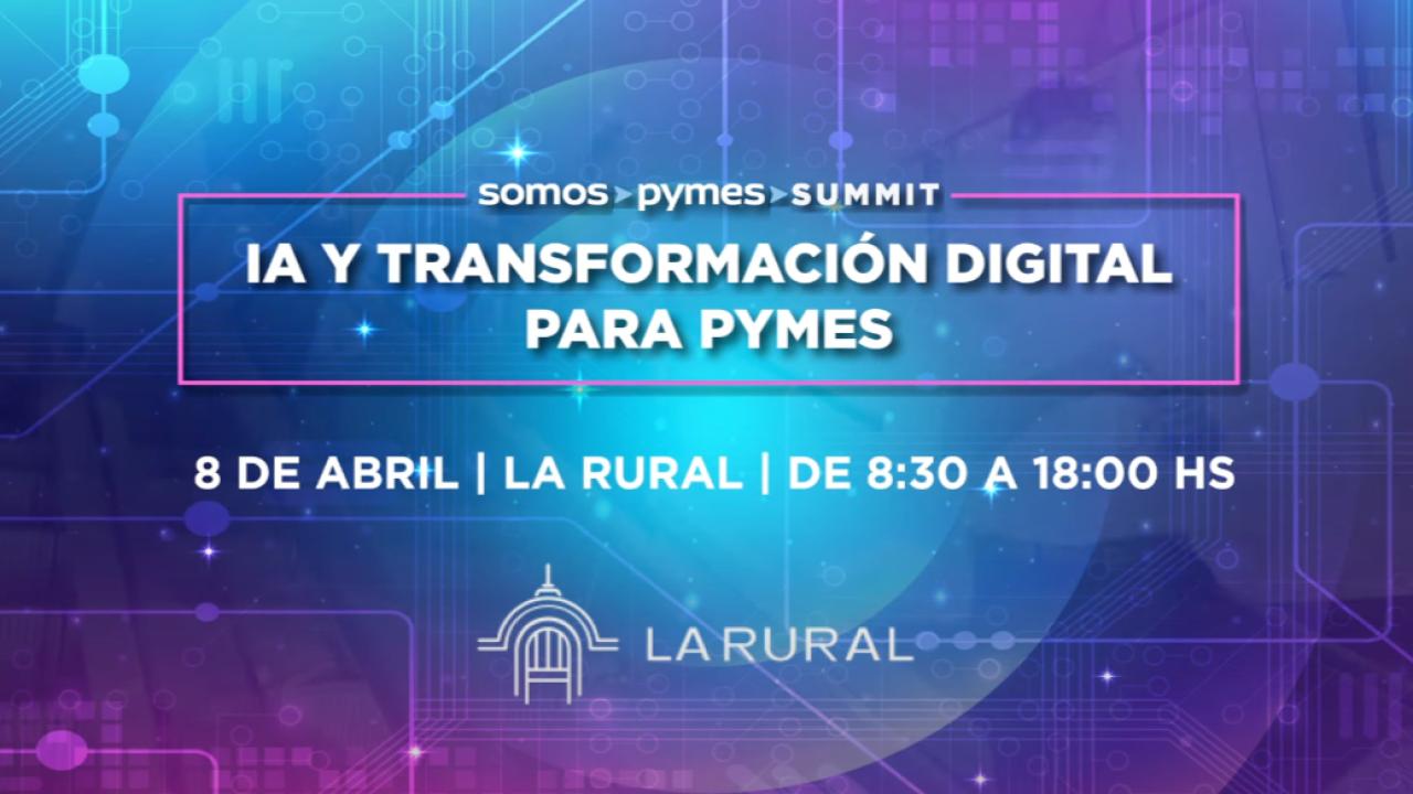 Este martes 8 de abril, La Rural será el epicentro de un evento clave para el futuro de las pequeñas y medianas empresas argentinas: el Somos Pymes Summit – Transformación Digital, un encuentro exclusivo que reunirá a 600 empresarios PyMES con los líderes más influyentes del país en tecnología e innovación. Organizado por Somos Pymes, el summit se propone brindar herramientas prácticas, soluciones innovadoras y experiencias reales para que las PyMES enfrenten los desafíos de la era digital y aprovechen al máximo el potencial de la Inteligencia Artificial (IA).
