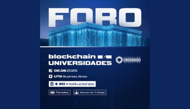 El próximo lunes 2 de junio a las 9, se llevará a cabo el primer Foro Blockchain & Universidades, organizado por la Fundación Blockchain Argentina en la sede de la UTN Buenos Aires. 