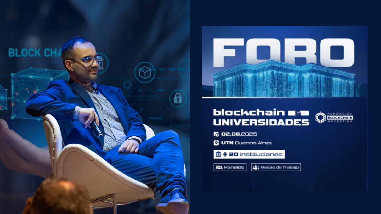 A dos semanas de realizarse el primer Foro Blockchain & Universidades en la sede de la UTN Buenos Aires, organizado por la Fundación Blockchain Argentina, 
su presidente Guido Zatloukal nos cuenta los detalles de una iniciativa inédita que busca tender puentes entre el conocimiento académico y la innovación tecnológica.




