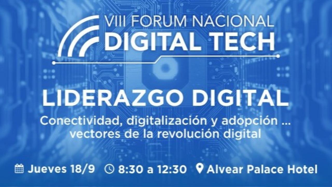 El jueves 18 de septiembre, LIDE Argentina realizará el VIII Fórum Nacional Digital Tech en el Alvear Palace Hotel, un encuentro que reunirá a CEOs, presidentes de compañías y referentes tecnológicos. 
