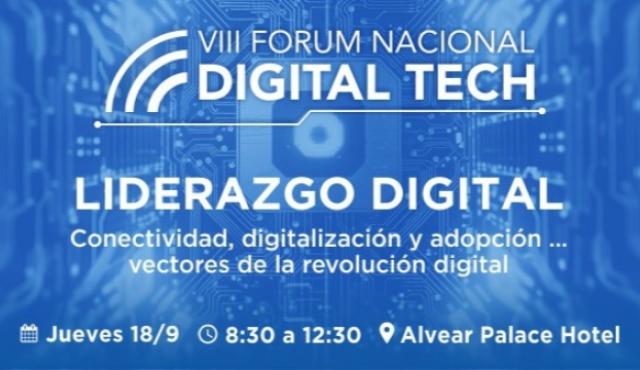El jueves 18 de septiembre, LIDE Argentina realizará el VIII Fórum Nacional Digital Tech en el Alvear Palace Hotel, un encuentro que reunirá a CEOs, presidentes de compañías y referentes tecnológicos. 
