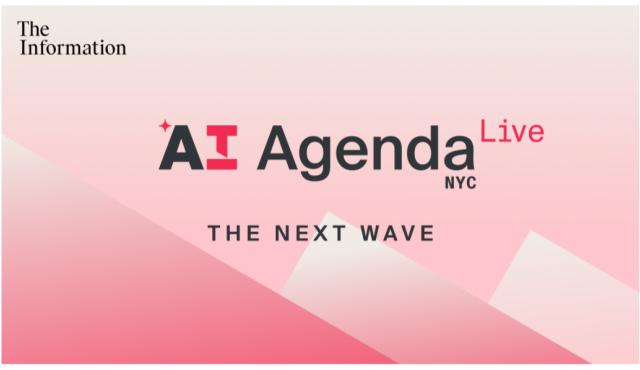 La ciudad de Nueva York será sede de AI Agenda Live: The Next Wave, un encuentro de alto nivel organizado por The Information, uno de los medios tecnológicos más influyentes de Estados Unidos. 