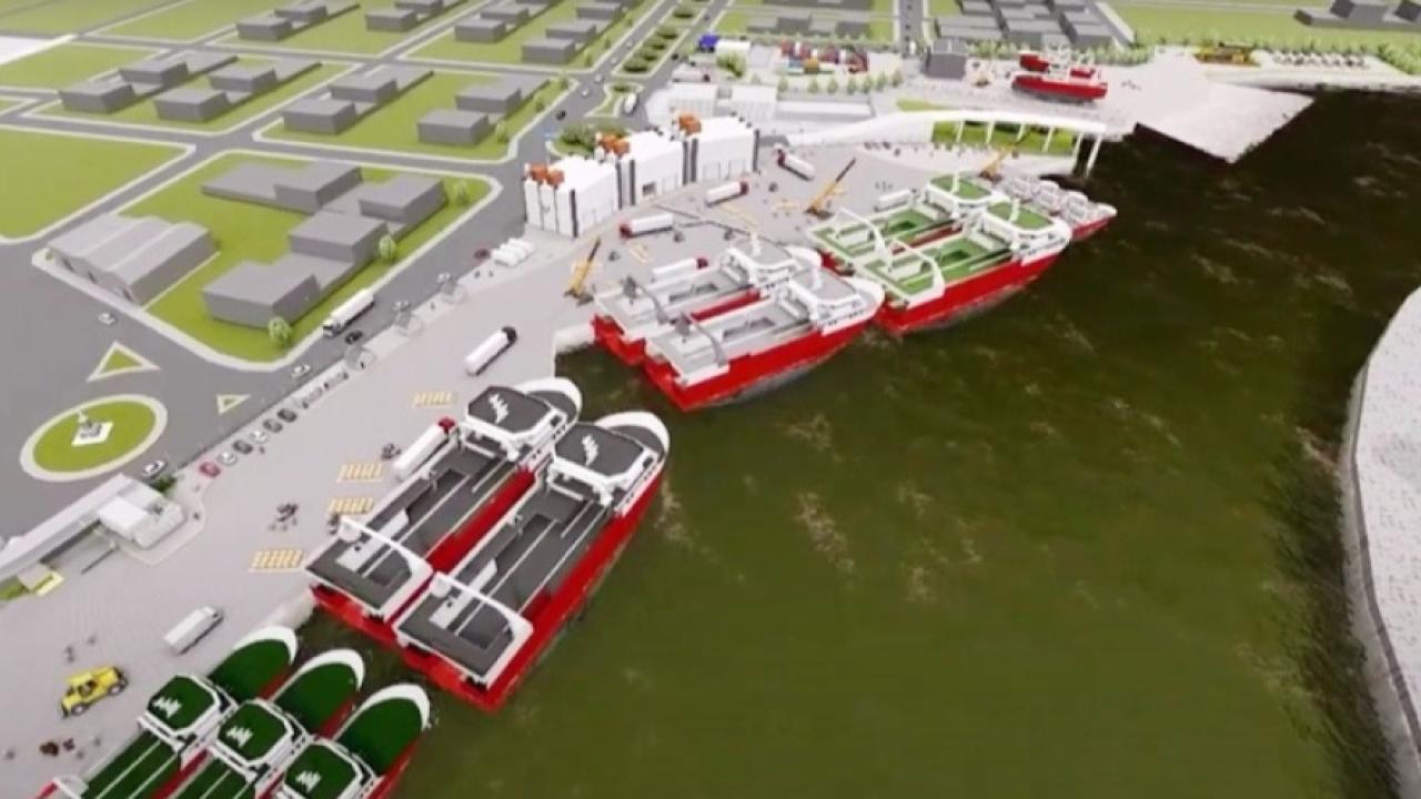 La empresa desarrollará en la un polo industrial de última generación en el Muelle 7 del Puerto Quequén (ubicado sobre las riberas de las ciudades de Quequén y Necochea) con nuevas instalaciones, varadero, frigoríficos y un centro de capacitación. El proyecto busca reactivar la pesca en la región y diversificar la economía local.
