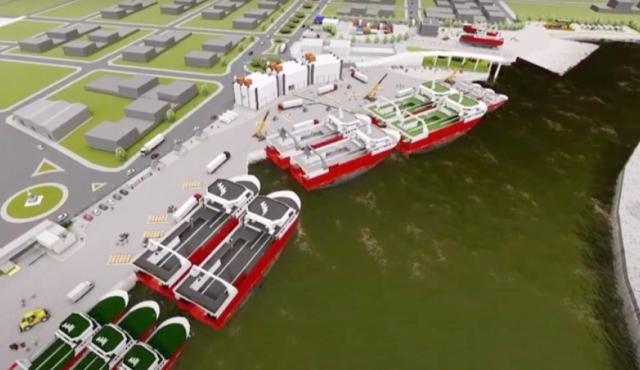 La empresa desarrollará en la un polo industrial de última generación en el Muelle 7 del Puerto Quequén (ubicado sobre las riberas de las ciudades de Quequén y Necochea) con nuevas instalaciones, varadero, frigoríficos y un centro de capacitación. El proyecto busca reactivar la pesca en la región y diversificar la economía local.
