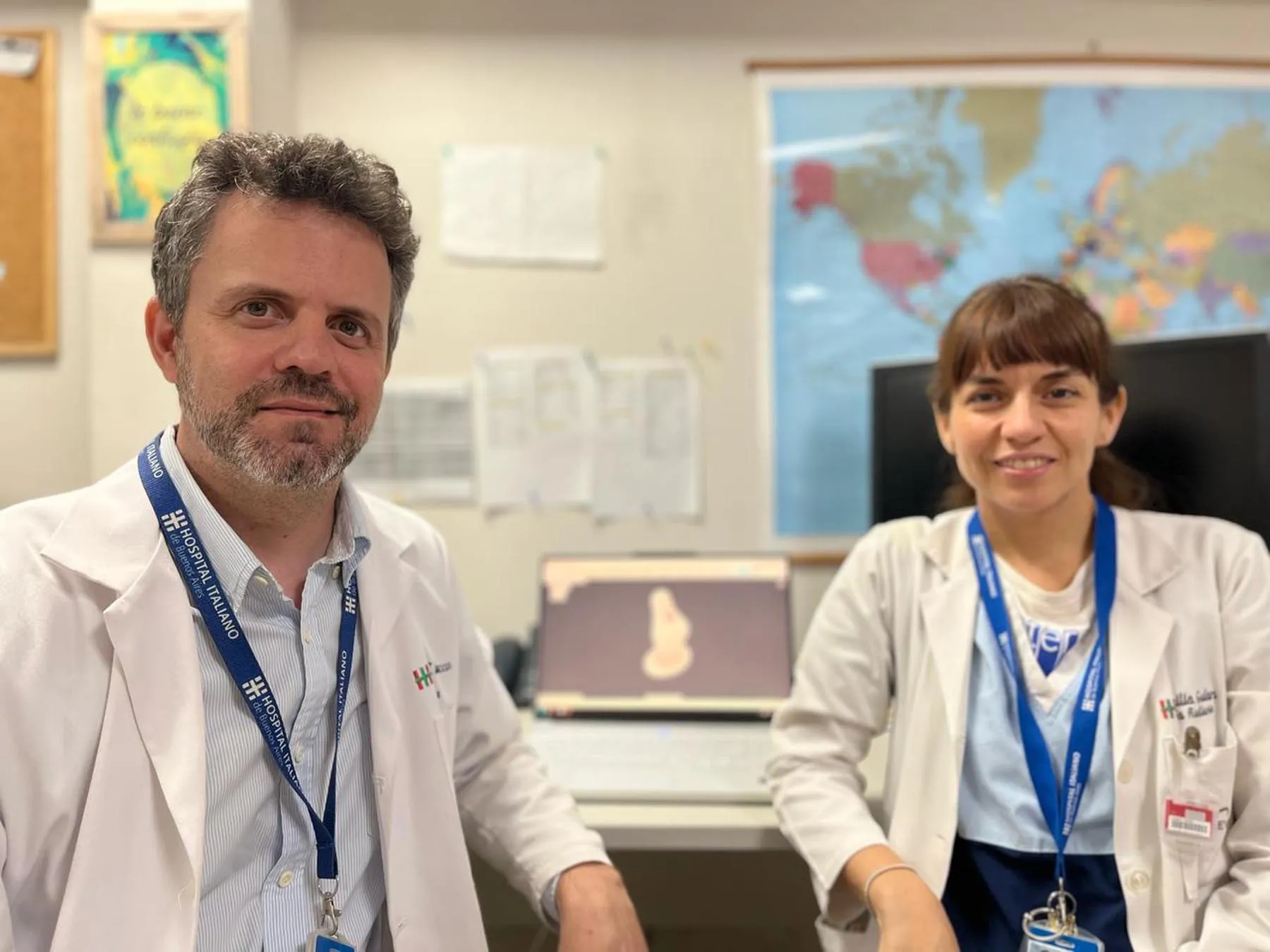 Lucas Ritacco y Cecilia Gadan