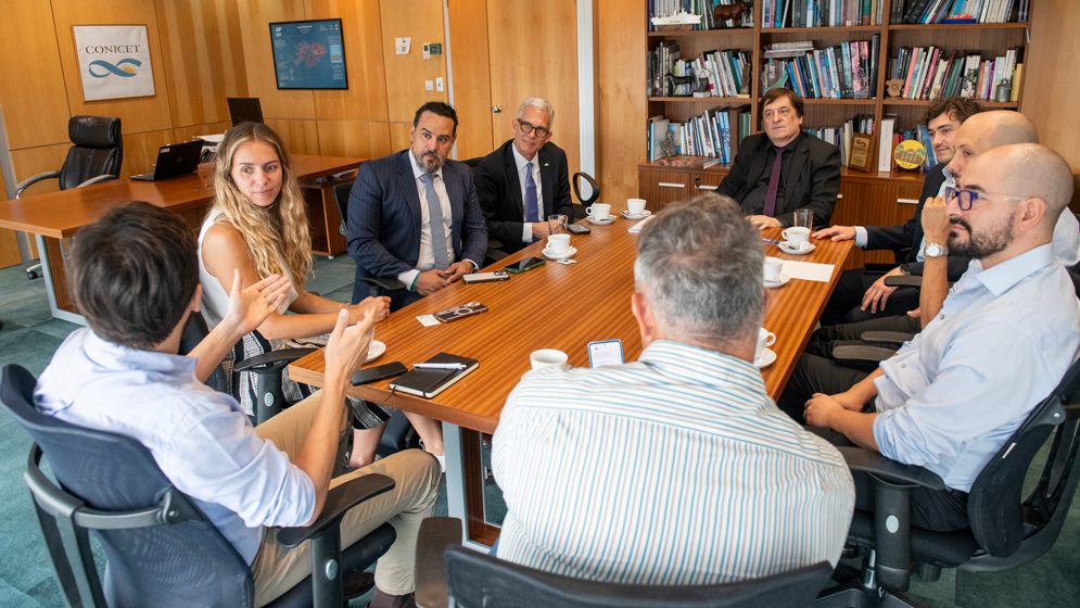 En la reuni&oacute;n se analizaron posibles convocatorias para proyectos conjuntos en articulaci&oacute;n con el sector privado.