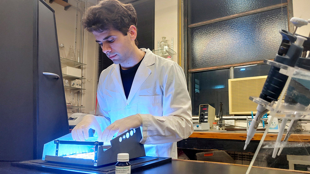 &Aacute;lvaro Recoulat Angelini, primer autor del trabajo que describe el desarrollo.