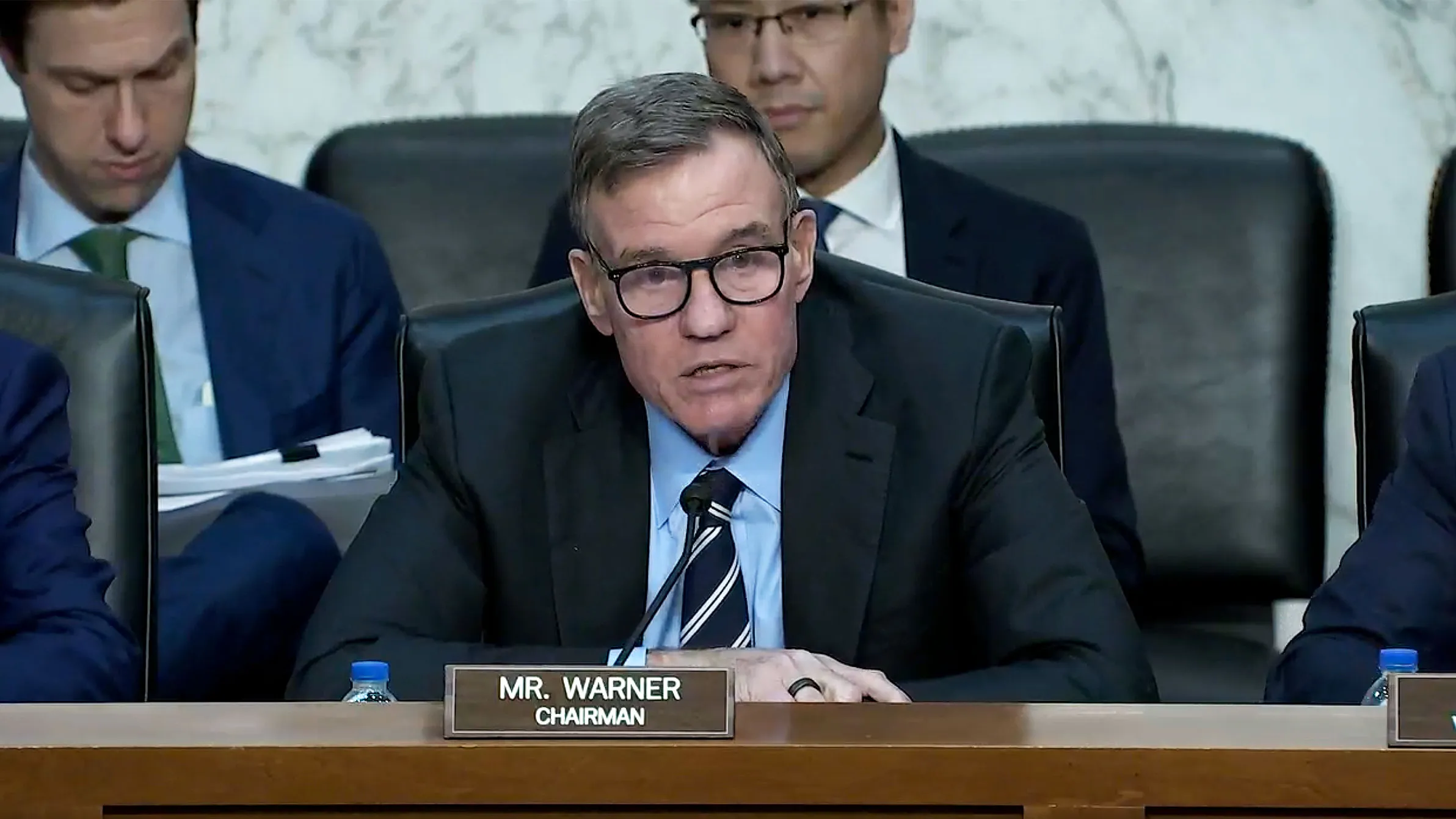 Mark Warner, vicepresidente del Comit&eacute; de Inteligencia del Senado de Estados Unidos