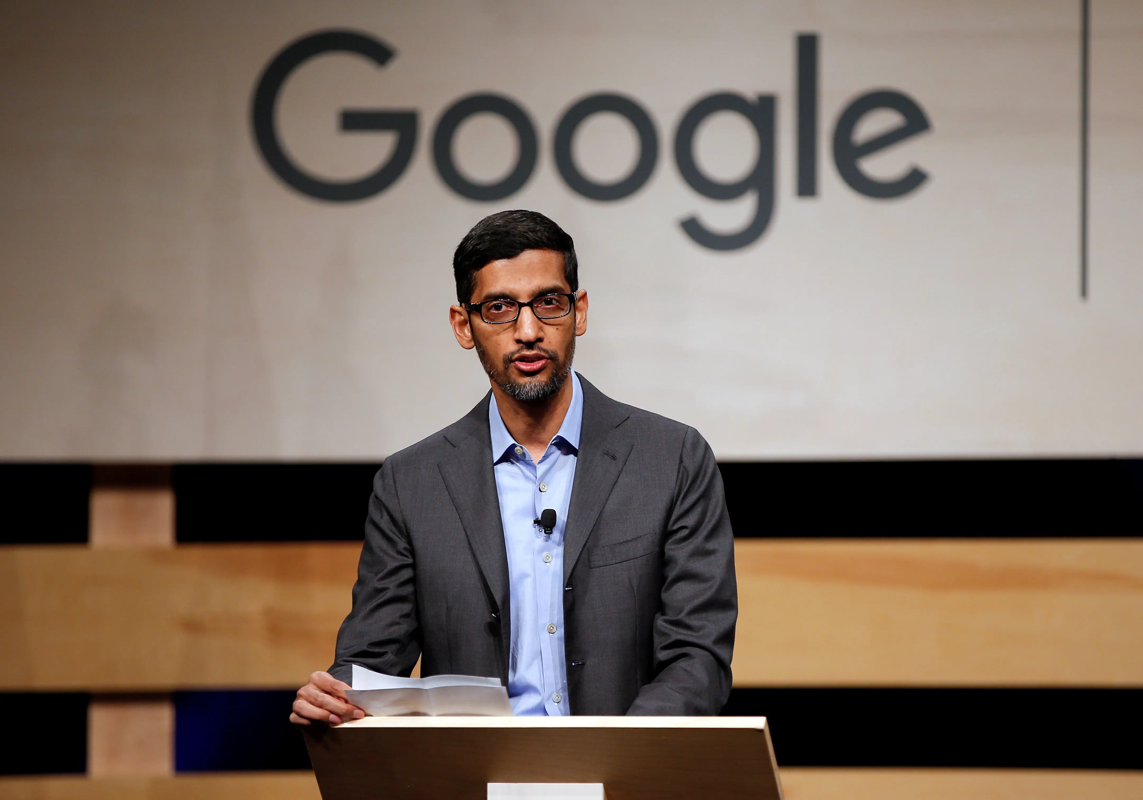  CEO Google, Sundar Pichai. 