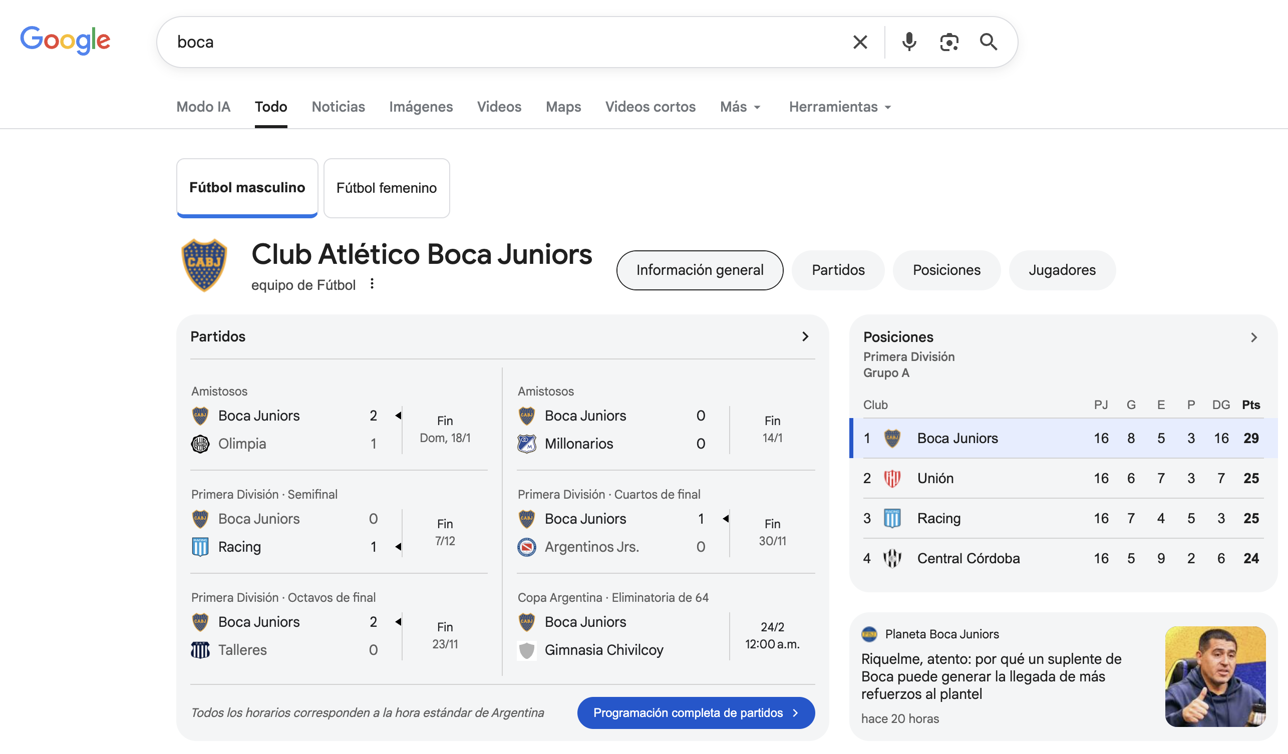 Para seguir los resultados en vivo habrá que descargar app o en sitios deportivos