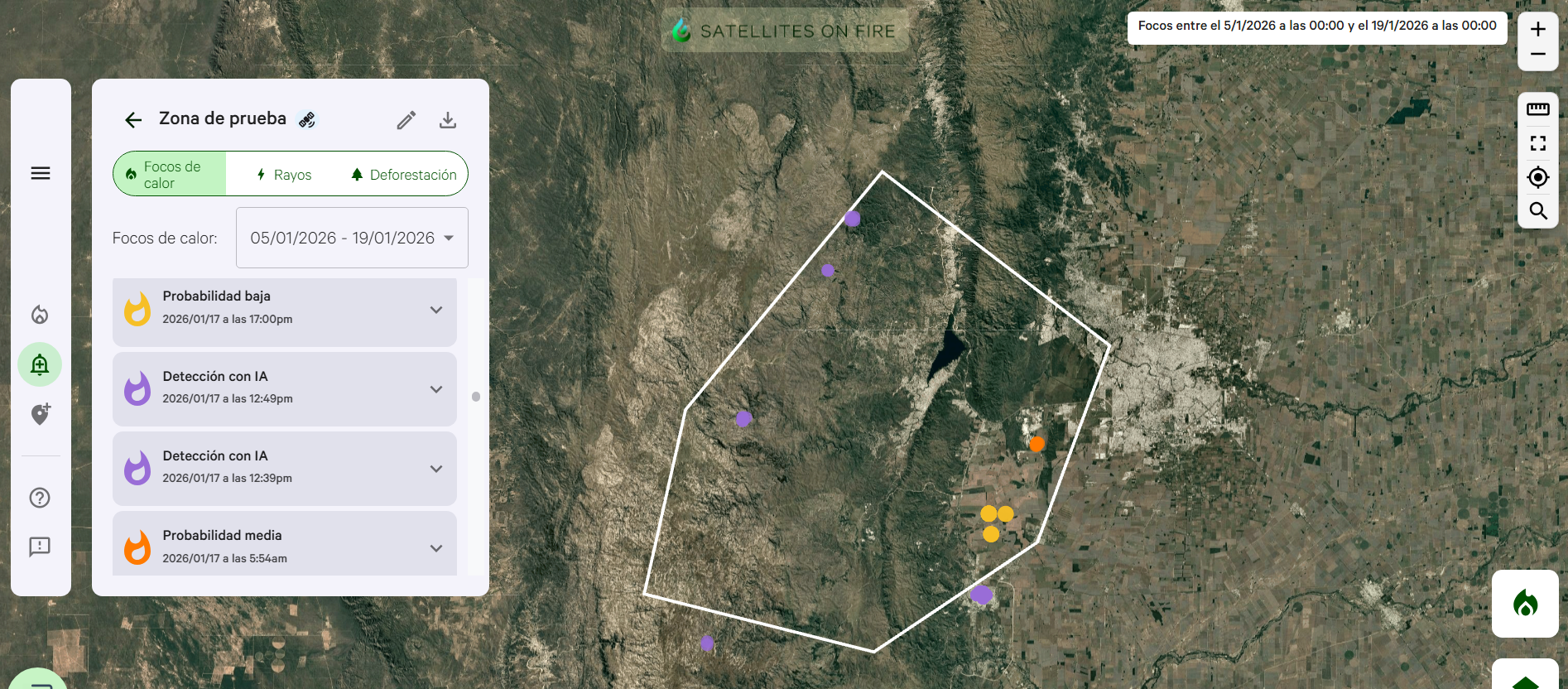 As&iacute; se ven las alertas en la aplicaci&oacute;n
