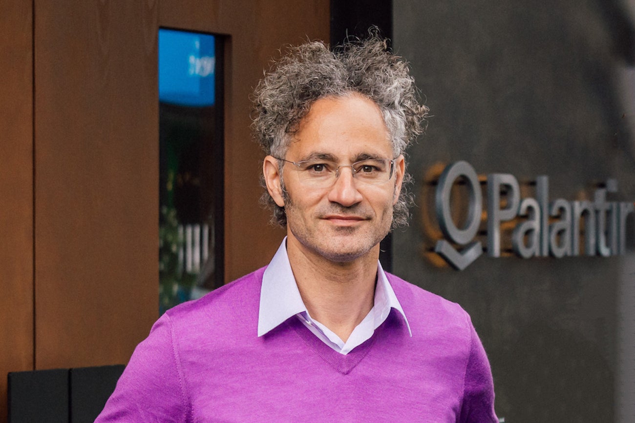  CEO de Palantir, Alexander Karp. 