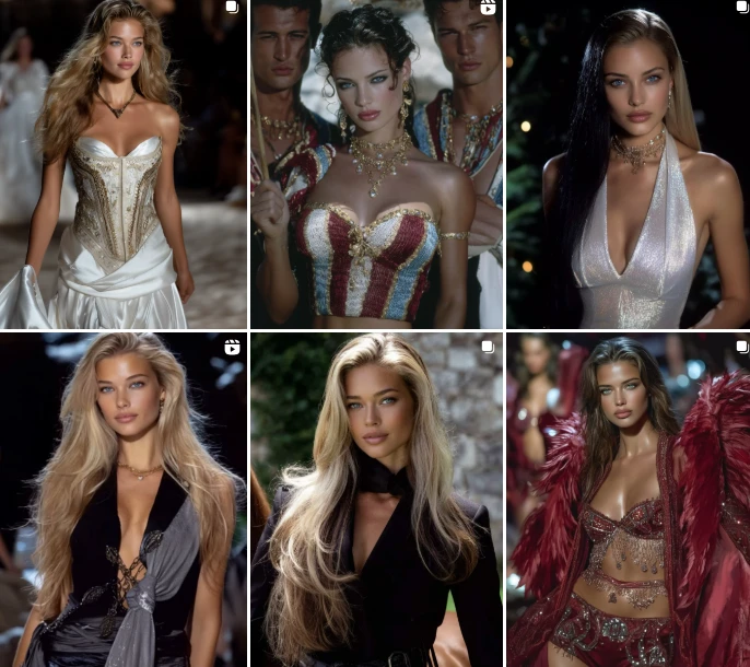 González afirma que han experimentado con la creación de modelos con IA más diversas en Instagram, pero que los usuarios no se interesan tanto por esas publicaciones.